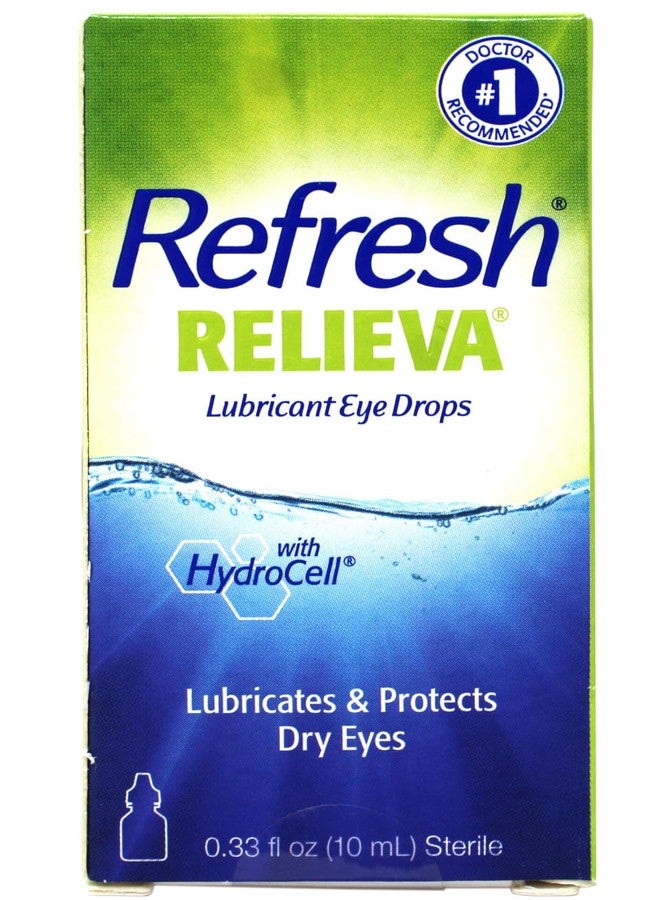 Refresh Relieva Lubricant Eye Drops, Lubricates & Protects Dry Eyes, 0.33 FL OZ - Image 1